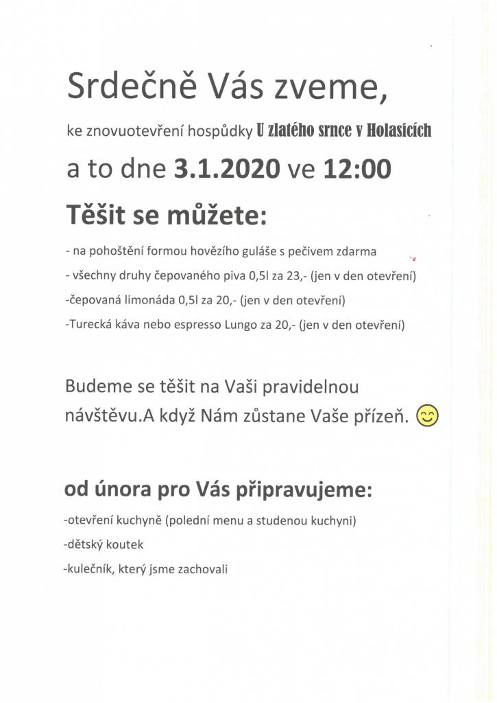 otevření
