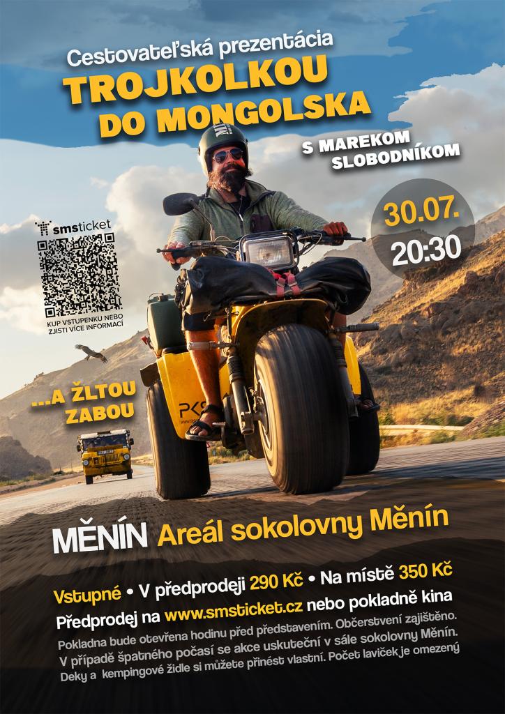 Trojkolkou do Mongolska