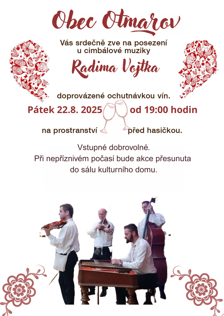 Pozvánka na&nbsp;posezení u&nbsp;cimbálové muziky