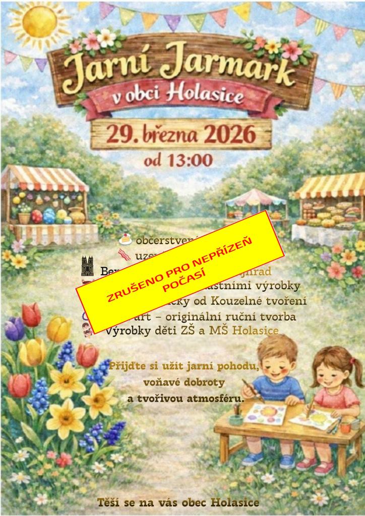 Jarní jarmark - zrušeno