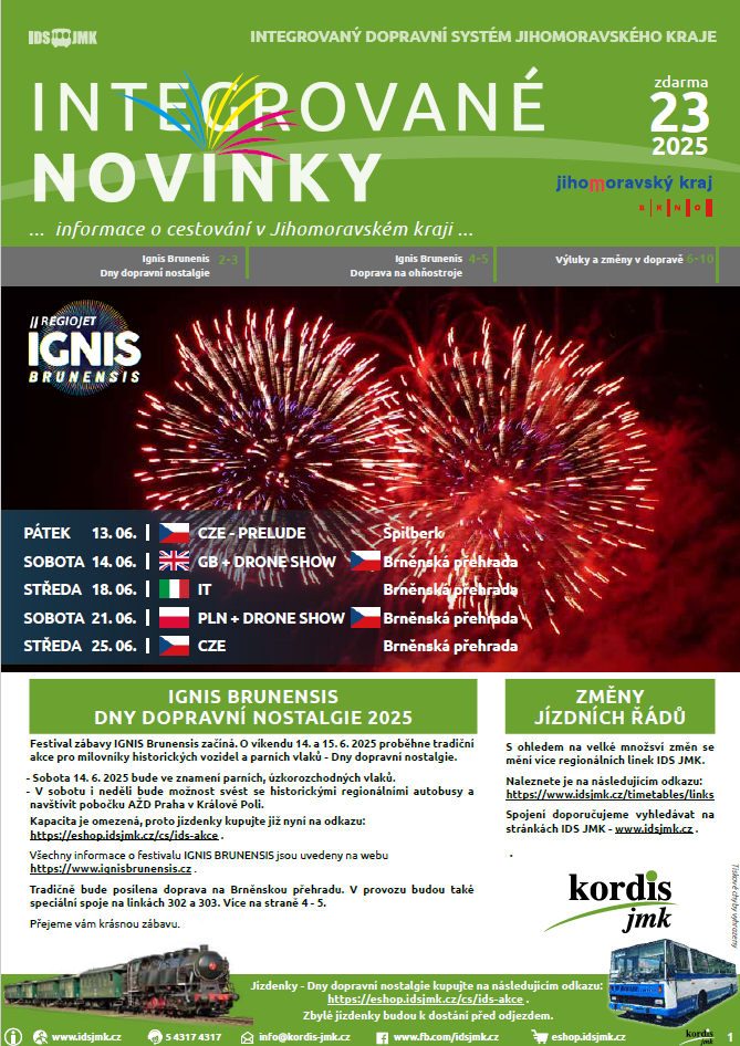 Integrované novinky 23/2025