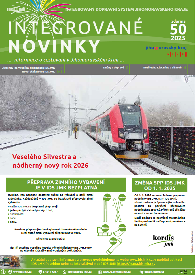 integrované novinky 50/2025