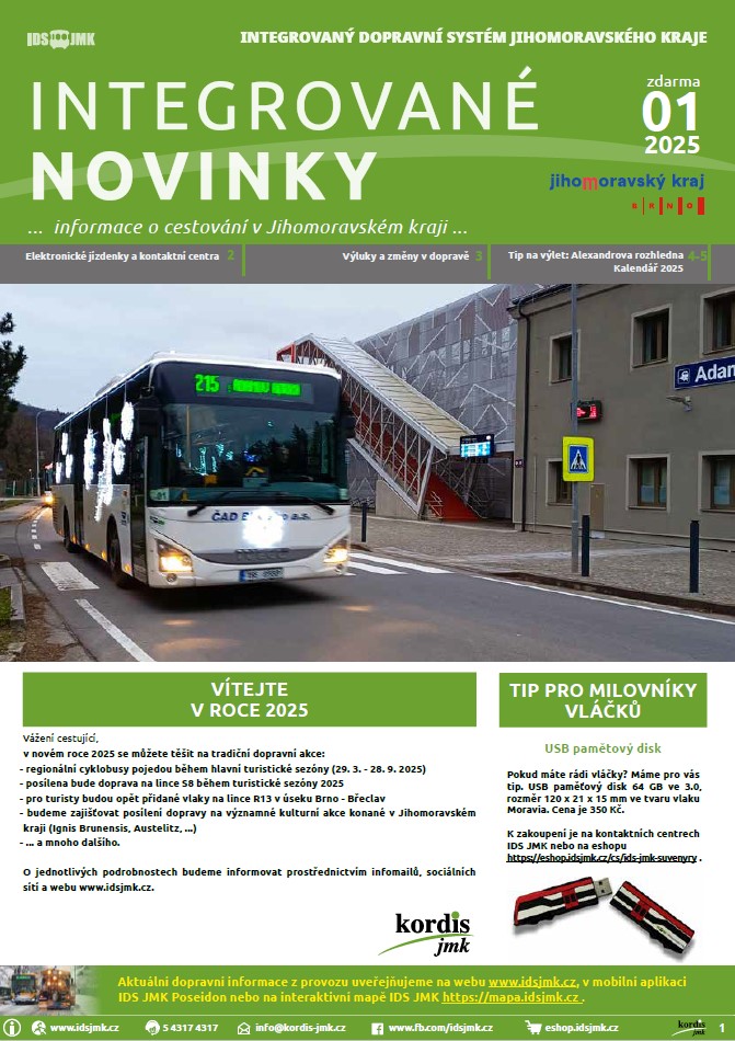 Integrované novinky 1/2025