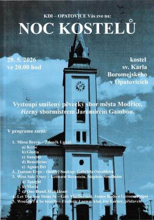 noc kostelů